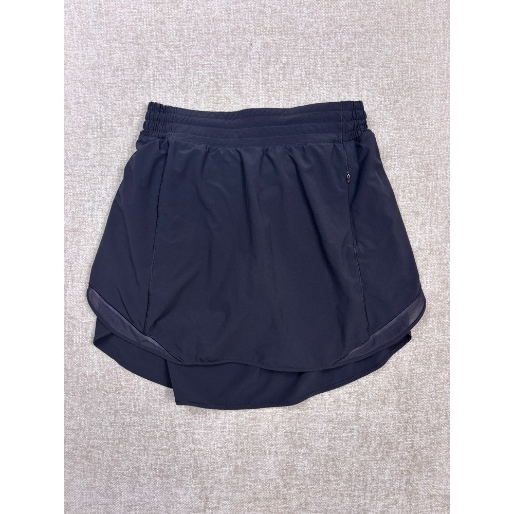 Lululemon Play Off The Pleats Skirt Black Size 8 Athletic Tennis Skort